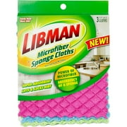 Libman Microfiber Sponge Cloth (3-Count) 2103