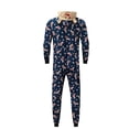 thumbnail image 1 of Pyjamas de Noël Assortis pour la Famille, Justaucorps à Capuche, Combinaison une Pièce, 1 of 3