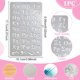 thumbnail image 3 of Plantilla de metal con patrón de letras griegas, 24 letras, acero inoxidable, reutilizable, troqueles de corte, plantillas de dibujo, plantilla de herramienta, 3 of 9