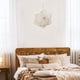 thumbnail image 2 of Espejo redondo para colgar en la pared, espejos decorativos grandes para decoración de pared, espejo circular con flecos hecho a mano para apartamento, guardería y dormitorio, 2 of 5