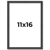 11x16 Frame Brown Picture Frame - Complete Modern Photo Frame Includes UV Acrylic Shatter Guard