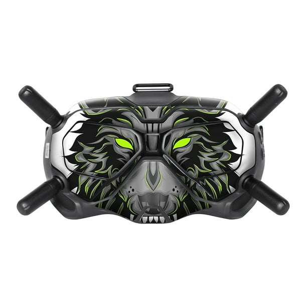 Sunnylife Drone Goggle Pegatina Anti-Scratch Anti-Collision Quadcopter Glasses PVC Decal Decor Protector Reemplazo para DJI FPV Tipo 7 Advancent EL006188-07B