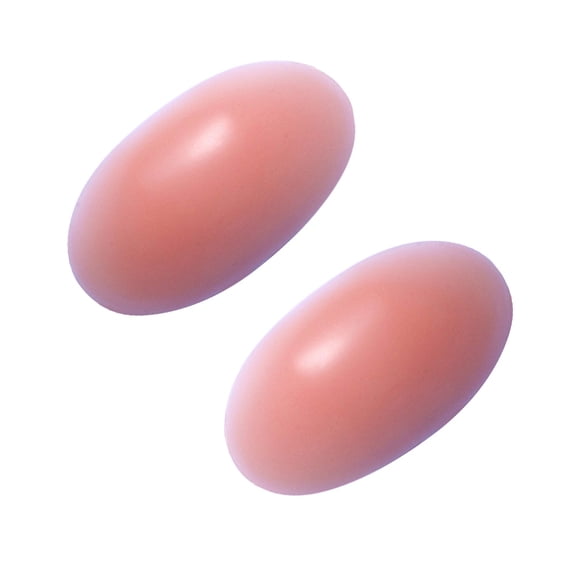 Minkissy 1 Pair of Shoulder Enhancer Pads for Women Detachable Rounded Contours Smooth Skin Color
