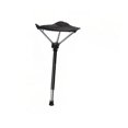 thumbnail image 2 of Taburete plegable para acampar, silla de playa, portátil, carga 275 libras, plegable Negro, 2 of 8