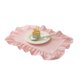 thumbnail image 1 of Mantel individual de cocina cuadrado y redondo de algodón lavado con bordes plisados, resistente al calor, para comedor, hogar, cocina, fiestas., 1 of 8