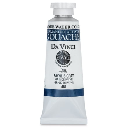 Da Vinci Paints Professional Gouache, 37ml Tube, Payne's Gray