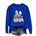 thumbnail image 5 of EGNMCR Easter T-Shirt Imprimé pour Femmes T-Shirts Graphiques pour Femmes T-Shirts pour Femmes T-Shirt à Col Rond pour Femmes Haut à Manches Longues Imprimé Easter Chandails T-Shirt pour Femmes, 5 of 5