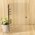 thumbnail image 1 of Clear Transparent Binder Cover Snap Design Wear  Eco Friendly PVC Budget Binder for School Office, 1 of 5