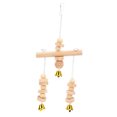 thumbnail image 1 of Bird Swing Toy Hanging Swing Bells Chew Toy for Parrots Mynahs Macaws and Other Small Birds, 1 of 9