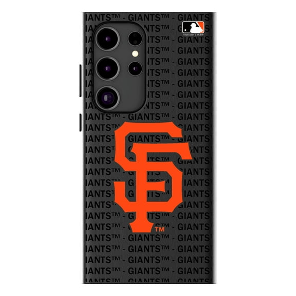 Keyscaper San Francisco Giants Text Backdrop Galaxy Magnetic Bump Case