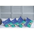 thumbnail image 2 of Ambesonne Travel Throw Pillow Cover 4 Pack, Lagoon Honeymoon Sea, 20", Turquoise White Blue, 2 of 5