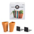 thumbnail image 1 of Suck UK Planter Bookends (Plastic), 1 of 2