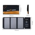 thumbnail image 1 of Portable Solar Panel Charger 3 Usb Ports Power Banks More, Solar Power For Camping Outdoors, 1 of 4
