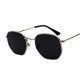 thumbnail image 1 of 7006 Gafas de sol irregulares distintivas de Harajuku Gafas de metal de moda Gafas de sol de estilo literario para hombres y mujeres, 1 of 6