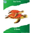 thumbnail image 3 of Real Planet 19.75" Red Sea Turtle Realistic Stuffed Animal, Sea Turtle Ocean Plush Toy & STEM Learning Gift for Birthday Boys & Girls, 3 of 6