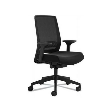 UPC: 0073555683028 | Safco 6830STBL Medina Deluxe Task Chair  Supports Up to 275 lb  18  to 22  Seat Height  Black
