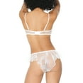 thumbnail image 2 of Coquette Womens Floral Tulle Bra & Panty Set Style-21102, 2 of 2