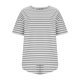 thumbnail image 4 of Conjunto de 2 Piezas para las Mujeres Verano Más Tamaño Rayas Pijamas Manga Corta Pantalones Cortos Lado Dividido Ropa de Dormir Trajes, 4 of 9