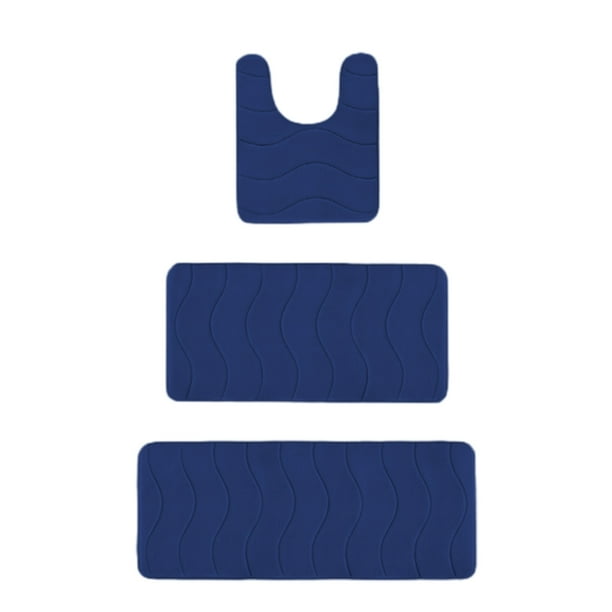 Alfombra de poliéster antideslizante y absorbente para entrada de baño, de secado rápido. Alfombra para interiores, ideal para cocina, dormitorio y lavadero.