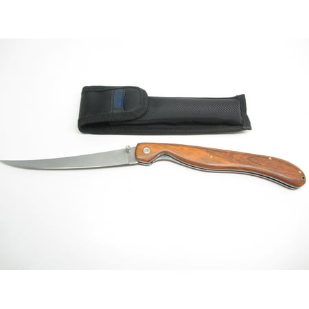 Solid Fish Serving Knife - The Charleston Folding Fish Fillet Knife Culinary Fisherman Fish Monger
