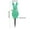 Green, variant on Easter Flocked Bunny Garden Stake – Fuzzy Bunny Outdoor Yard Decor, Spring Holiday Lawn and Garden Decor Festive Stake Outdoor Easter Spaces