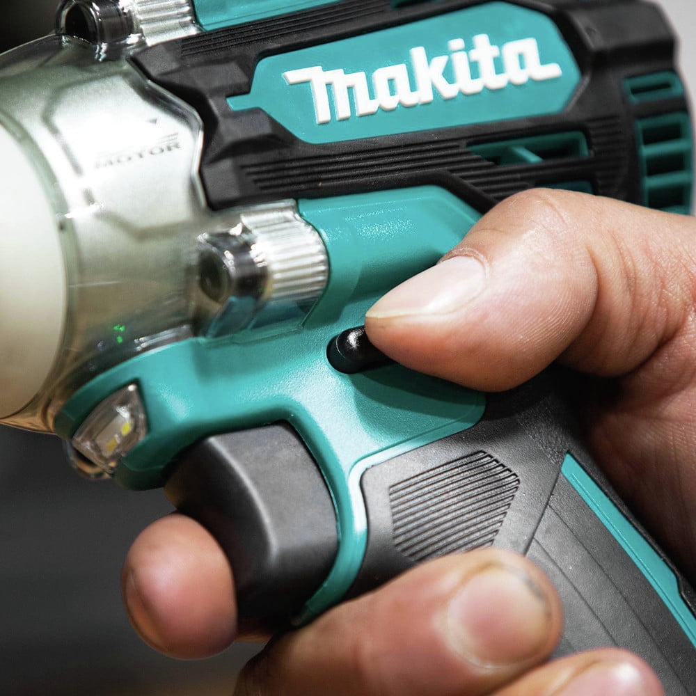 Makita Impact Wrench, 18 V DC, Square XWT16Z
