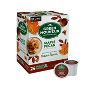 FSSTAM Maple Pecan Flavored Coffee K Cups, Roasted Coffee Single-Serve Pods, Light Roast Coffee, Fall Harvest Autumn, 24 Count Box, 7.9 oz Pack(with Exclusive FSSTAM Booskie)