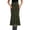 Z206-Green, variant on Boho Skirts for Women Midi A-Line Hawaiian Soft Elegant Smock Layered Tiered Maxi Skirt a Line Flowy Long Skirts with Pockets
