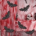 thumbnail image 4 of Fiudx Liquidación de ahorros de verano 6 piezas de suministros de decoración de Halloween, murciélagos de simulación, accesorios de decoración de fiesta de bar, decoración de fondo, murciélagos de go, 4 of 7