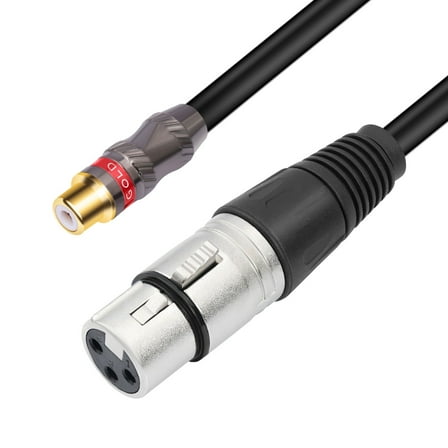 Heavy RCAs to 3Pin Female Sound Adapters Cable for Music Players
