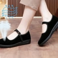 thumbnail image 6 of CHICVOMEY Mary Jane Shoes for Women Slip On Mary Jane Flats for Women Dance Casual & Work Ballet Flats with Arch Support Black Flats Adjustable Strap, 6 of 12