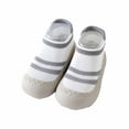 thumbnail image 2 of Cethrio Toddler Boys Girls Walker Shoes, High-Top Soft Lightweight Cotton Sneakers Gray Size 2 Toddler, 2 of 3