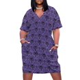 thumbnail image 1 of Vestido holgado con bolsillos de Haunted Mansion, vestido, vestidos, ropa de mujer, vestido de noche, vestido largo de verano para mujer, 1 of 6