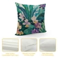 thumbnail image 4 of Shiartex Tropical Plants Throw Pillow Covers,Tropical Flower Leaves Home Decorative Throw Pillow Case Cushion Cover for Sofa Couch White Green,Multi-Size White, 4 of 5