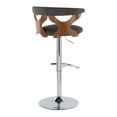 thumbnail image 6 of LumiSource Grey Gardenia Adjustable Barstool - Set of 2, 6 of 6