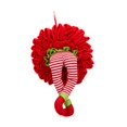 thumbnail image 4 of Corona Decorativa para árbol de Navidad con Forma de Pata de , Colgante para Fiesta, Decoración de Pared, Adorno Colgante de Navidad para Oficina, Piernas rojas, 4 of 8