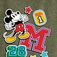 thumbnail image 3 of Disney - Mickey Mouse - Stitched Collegiate Patches - Juniors High Neck Tank Top, 3 of 5