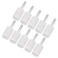 thumbnail image 1 of Uxcell 10-Pack Brocas de Molienda Montadas Abrasivas, 1/4 IN(6mm) Eje de Pulido Lijado Broca Cilindro de 0.79IN(20mm) Diámetro [Blanco], 1 of 1