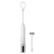 thumbnail image 1 of Advancent Espumador de leche eléctrico recargable por USB para hacer espuma con crema de café, batidora recargable por USB Cocina y Comedor Blanco, 1 of 2