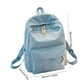 thumbnail image 3 of Mochila de pana estilo coreano para mujer | Mochila universitaria a rayas con borlas | Mochila ligera para portátil para estudiantes de secundaria y universidad, 3 of 5
