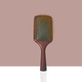 thumbnail image 2 of Paddle Hair Brush, Wooden Handle Easy Detangling Scalp Massage Hair Brush Comb Gently Detangles Styles Smooth And Conditions Hair Minimizes Frizz And Breakage Detangler Brush For All Hair Types, 2 of 4