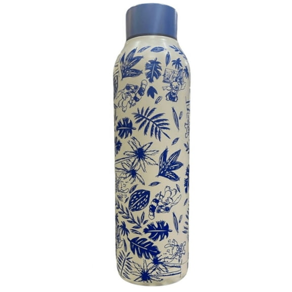 Disney Parks Stitch Ice Cream Hawaiian Stainless Steel Water Bottle New with Tag