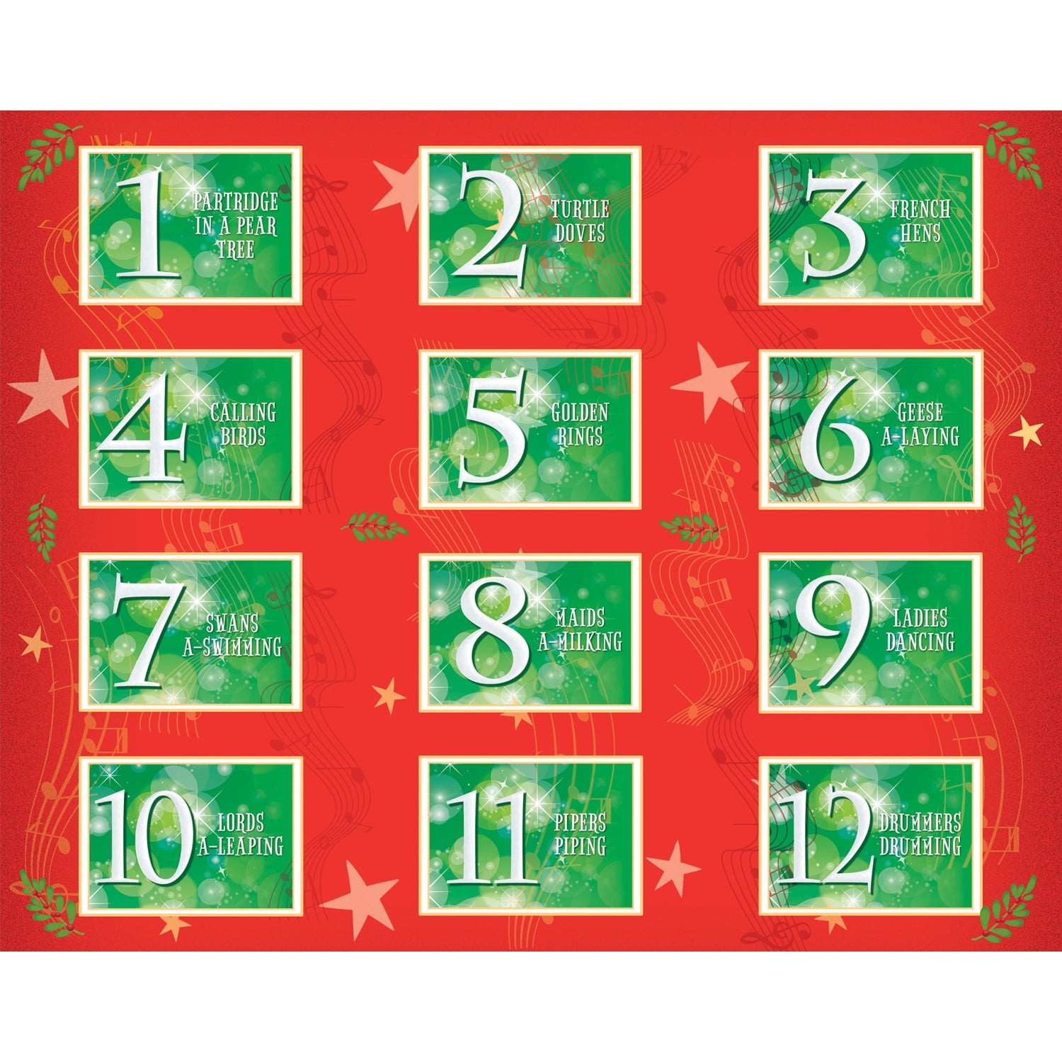 MasterPieces 12 Pack Jigsaw Puzzle - 12 Days of Christmas Puzzles
