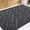 Grey, variant on Buganda Door Mat Outside, Waterproof Low Profile Welcome Mat, Heavy Duty Rubber Doormats for Outside Entry 29.5x17, Black