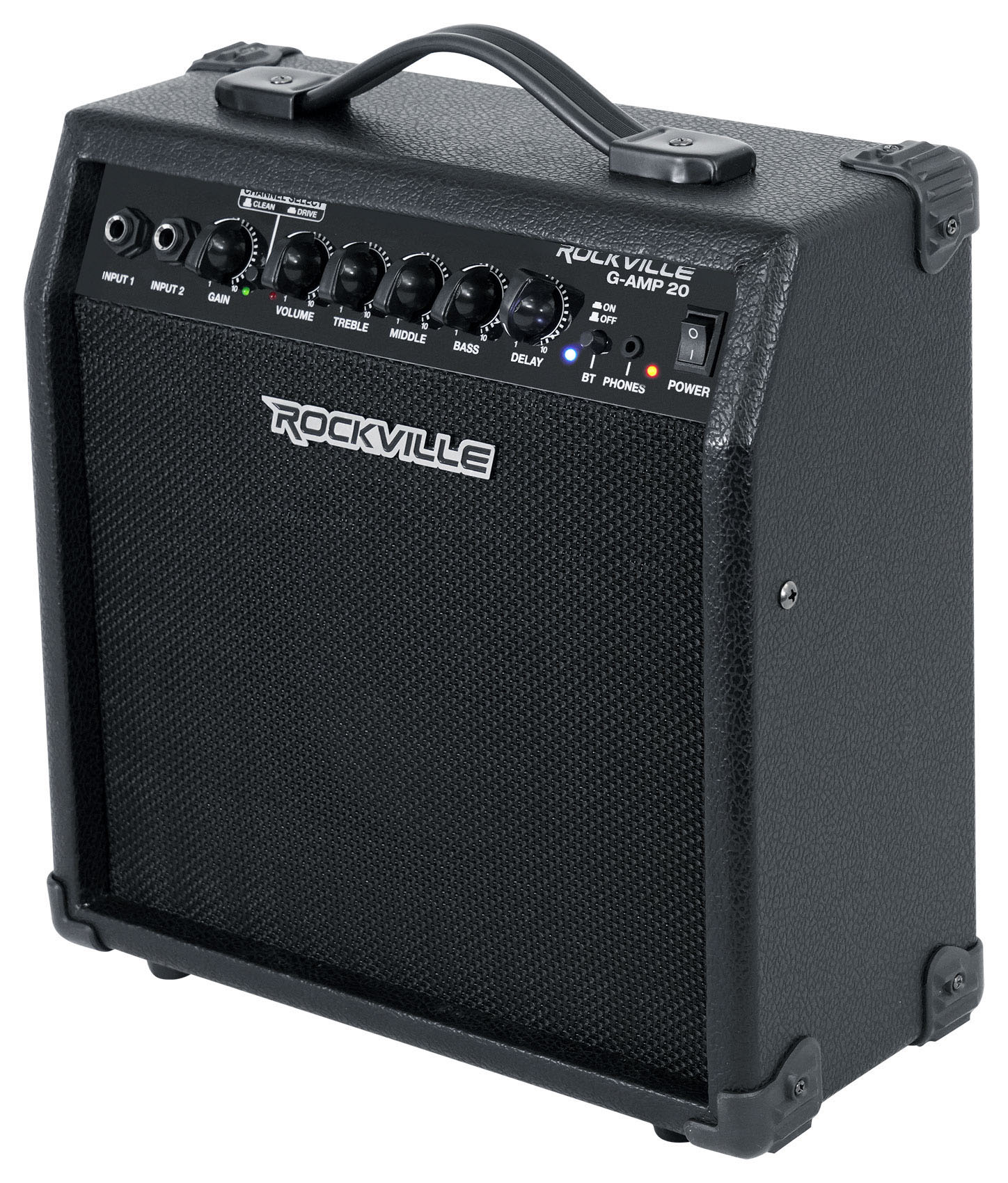 Rockville G-AMP 20 Watt Guitar Amplifier with Bluetooth photo 2
