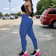 thumbnail image 2 of COMFREE Womens Anti Cellulite High Waisted Yoga Pants Tummy Control Scrunched Booty Leggings Workout Running Butt Lift Textured Tights, 2 of 7