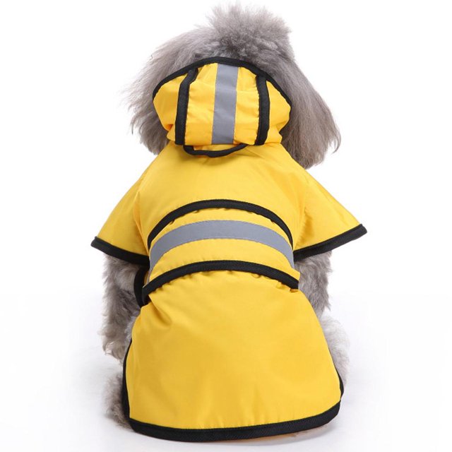 Ropa Impermeable Perro Impermeable Complimentos Mascota Color Brillante Ecológico Duradero - S amarilla, tal se describe Salvador Chubasquero para perros