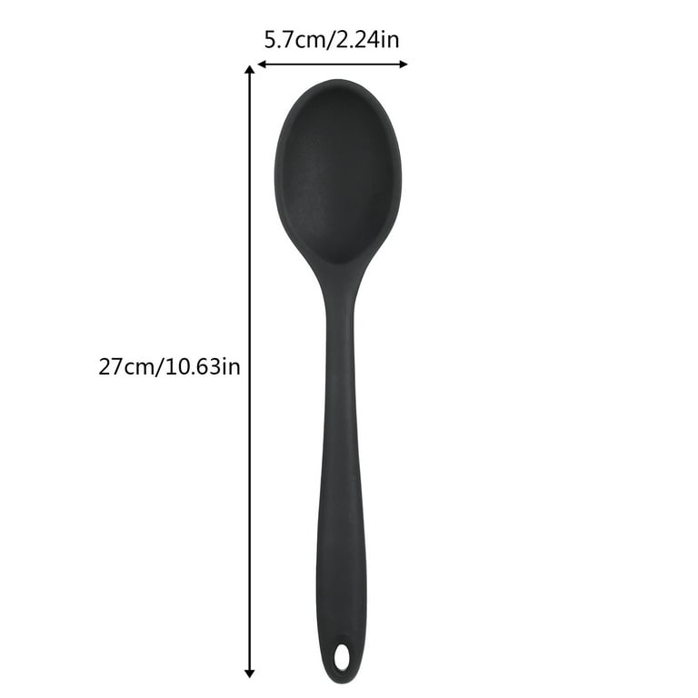 White Mixing Spoons 4 Pcs