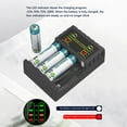 thumbnail image 2 of AA/AAA Battery Charger 4 Slots USB Type-C 5V 2A Quick Charging Rechargeable Lithium Battery Charger With LED Display, 2 of 14