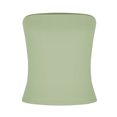 thumbnail image 5 of Fanxing Green Tube Tops for Women Xl Going Out Crop Sleeveless Tank Bandeau Strapless Casual Shirts （Women's Petite XS-XL), 5 of 7